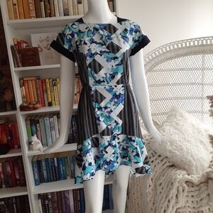 PETER PILOTTO target deometrical abstract dress